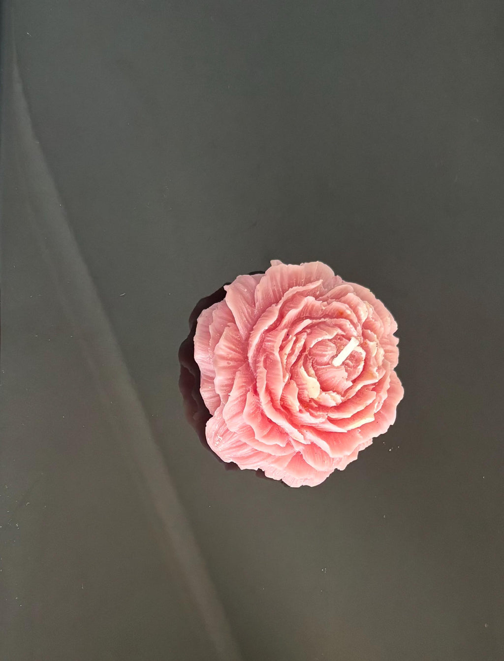 Rose Petal Scented Pink Peony Soy Wax Blend Candle